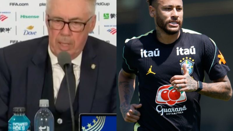 Ancelotti Sinaliza Retorno de Neymar e Reacende Esperança da Torcida Brasileira